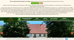 Desktop Screenshot of gutshaus-weisin.de