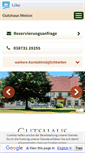 Mobile Screenshot of gutshaus-weisin.de